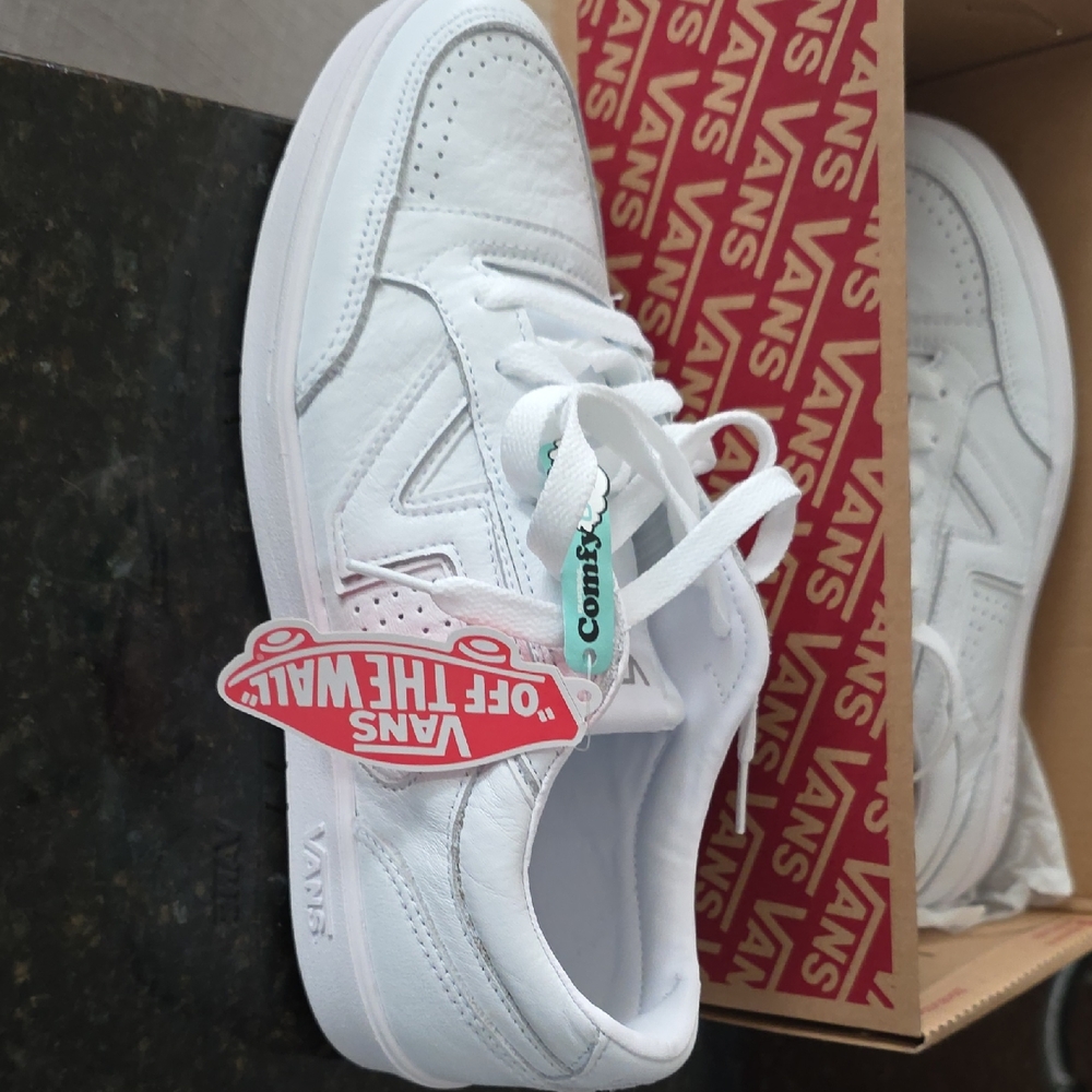 Vans Classic White Leather Sneakers